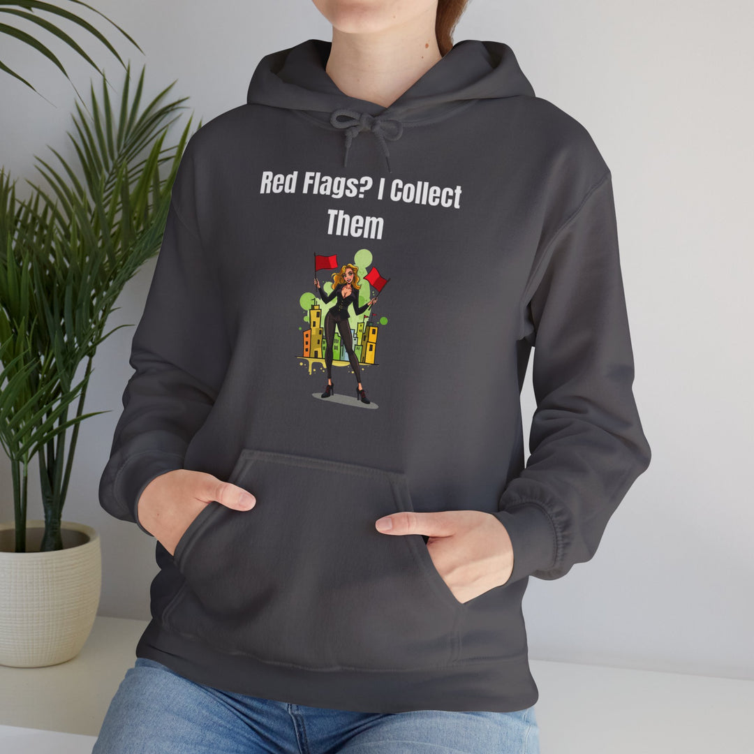 Rode vlaggen? Ik verzamel ze – Dames Cozy Hoodie