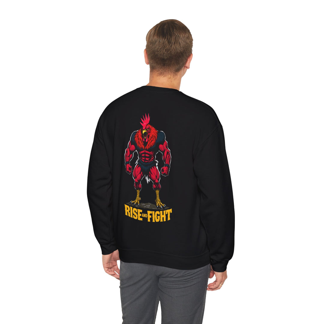 Rise and Fight – Krieger-Hahn-Sweatshirt