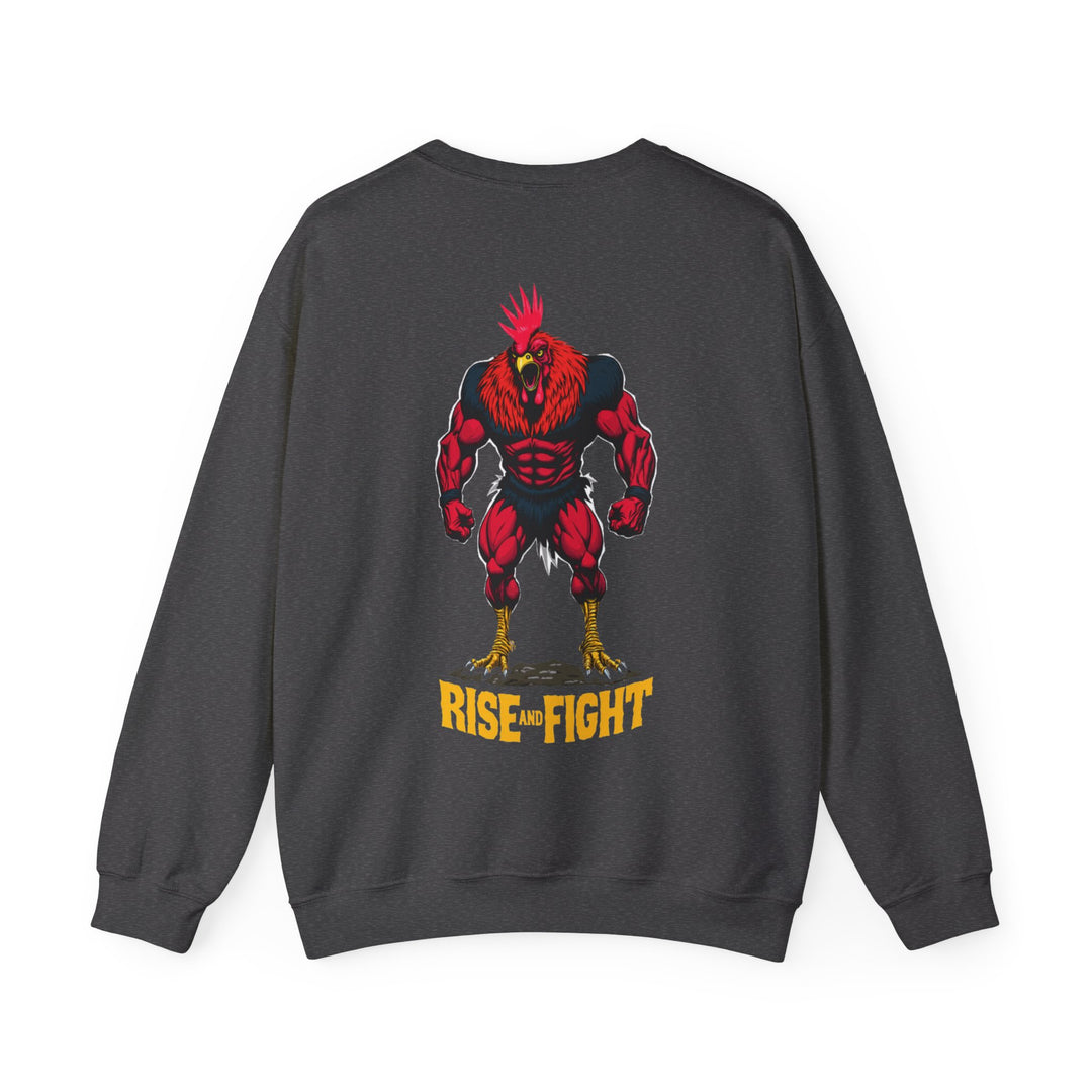 Rise and Fight – Warrior Rooster-sweatshirt