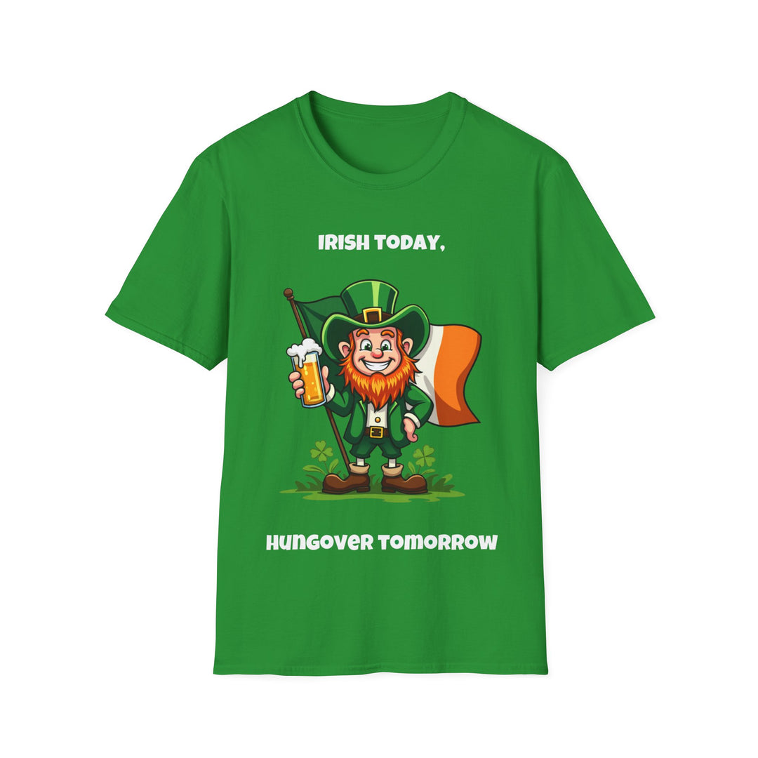 Irish Today, Hungover Tomorrow T-Shirt – Celebrate Like a True Irish!