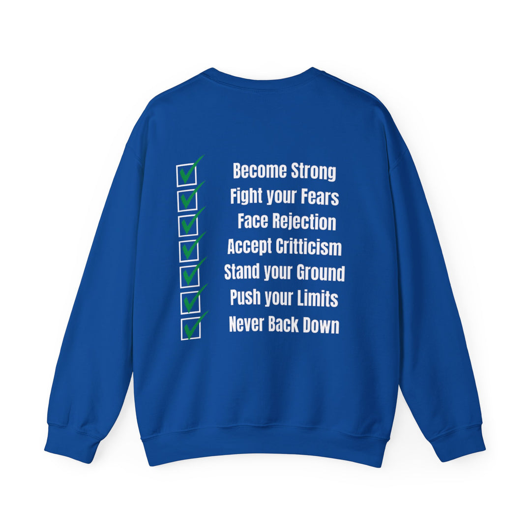 "A Man Who Stands for Nothing Will Fall for Anything" – Men's Sweatshirt