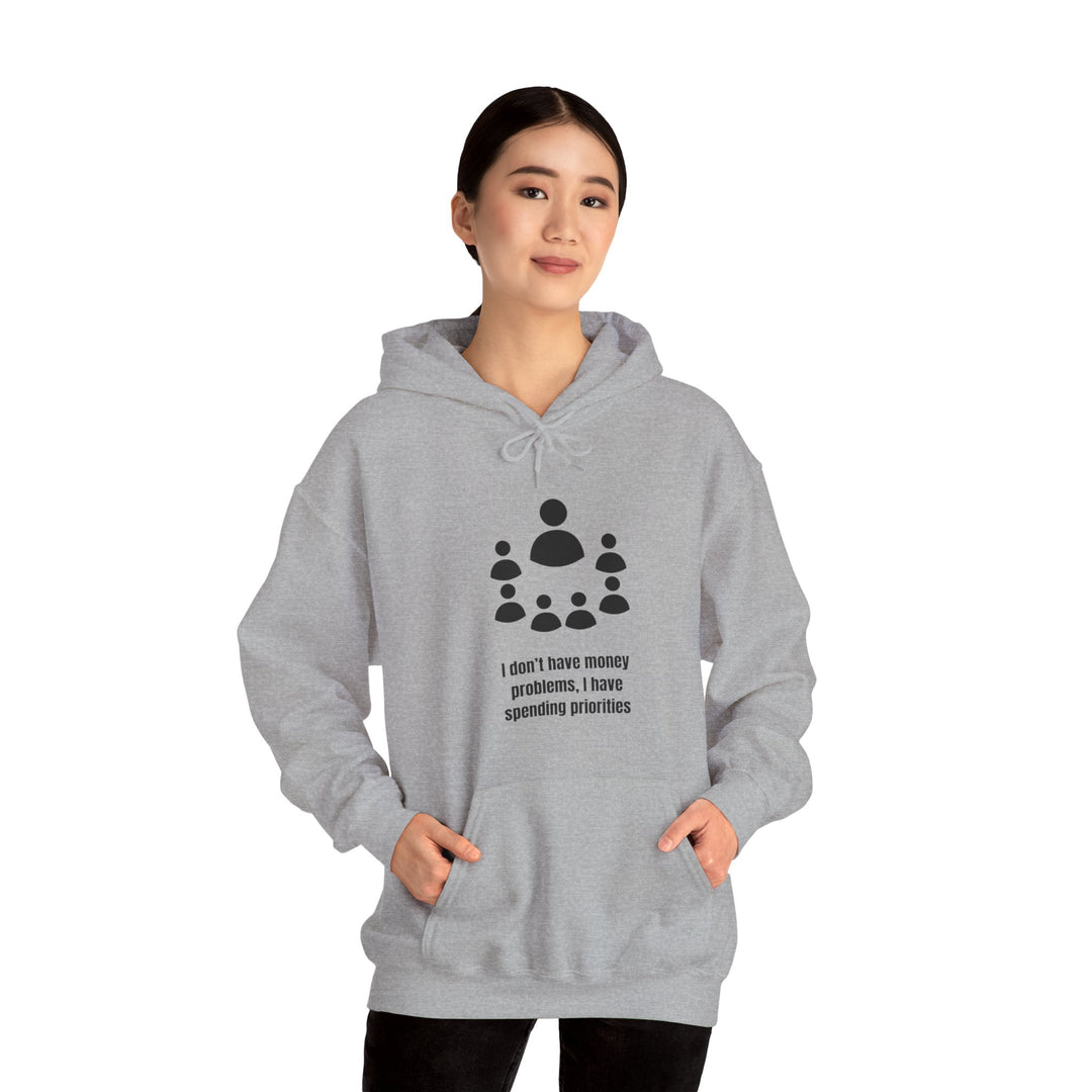 Spending Priorities Hoodie – Money Moves with a Twist