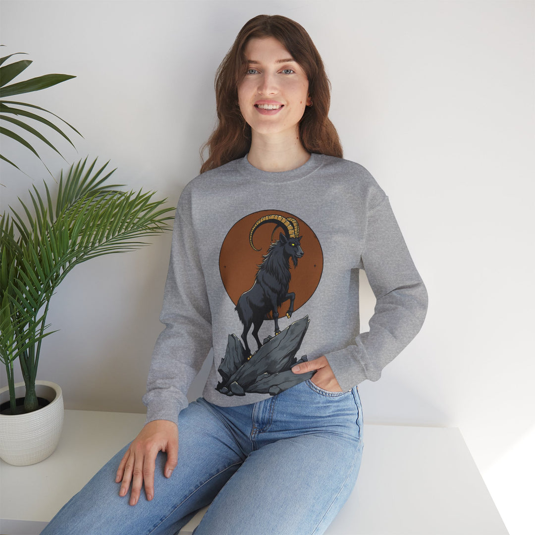 Sweatshirt mit Sternzeichen Steinbock – Ehrgeizig, entschlossen und belastbar