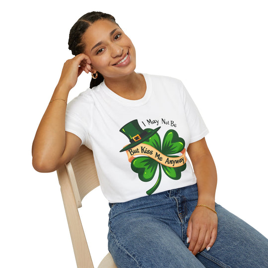 Ik ben misschien geen Ier, maar kus me toch – St. Patrick Won't Mind T-shirt 