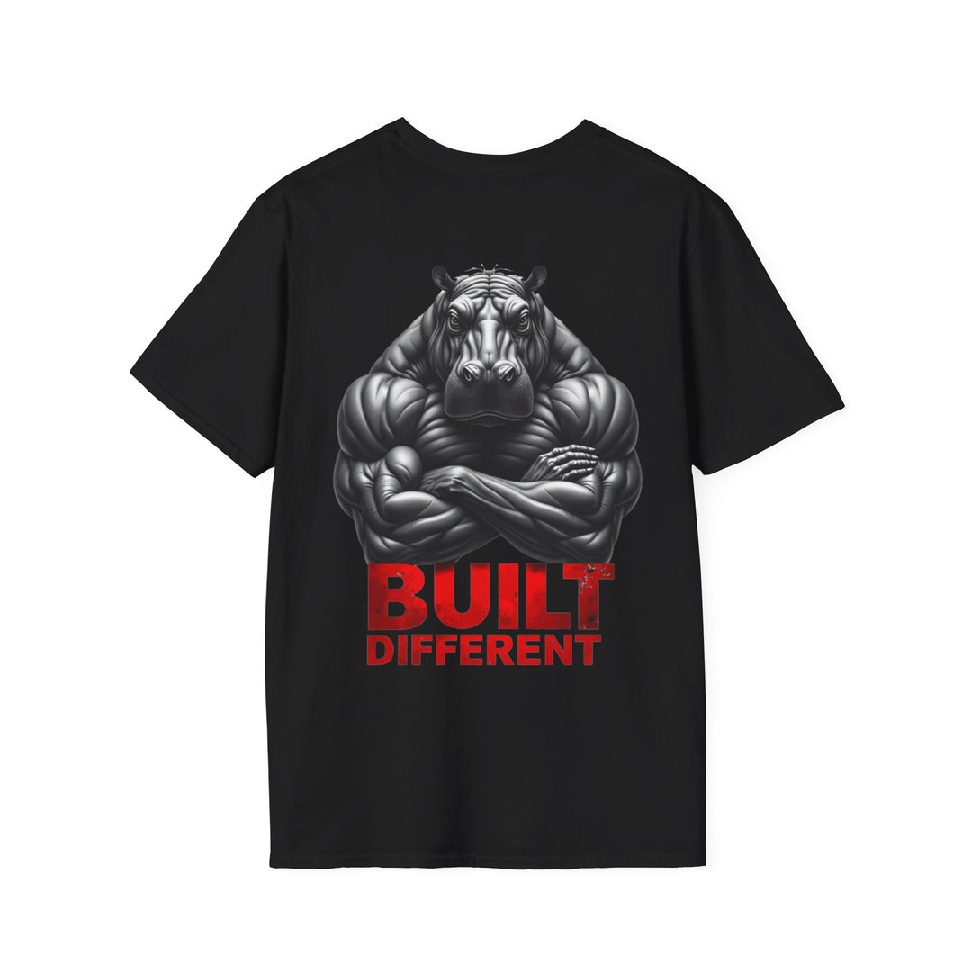 Built Different – ​​Power Hippo T-Shirt