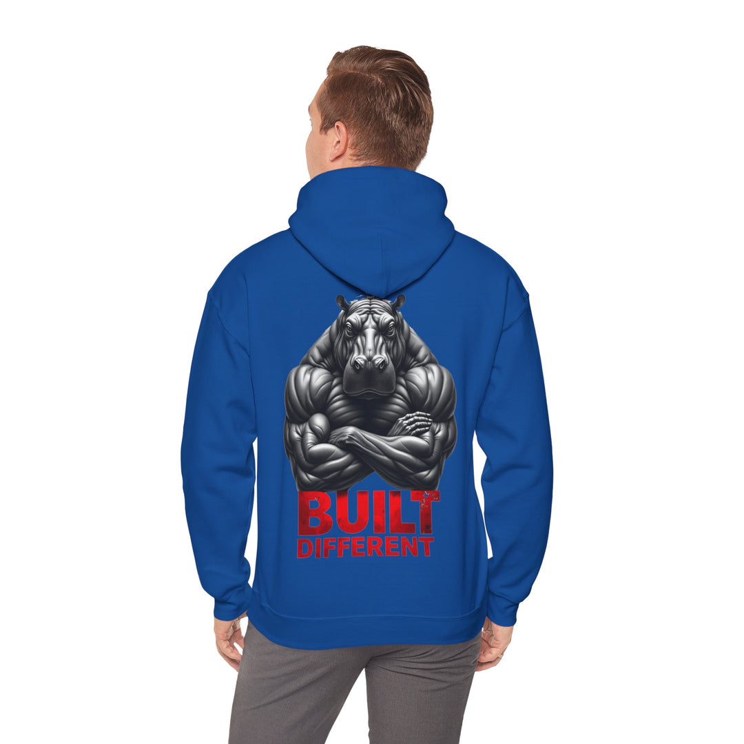 Built Different – ​​Power Hippo Hoodie