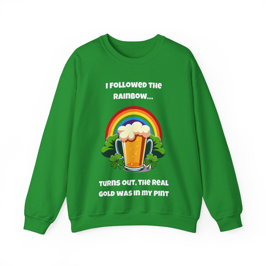 Regenbogen-Gold-Sweatshirt – St. Patrick's Day Spaß &amp; Festlichkeit