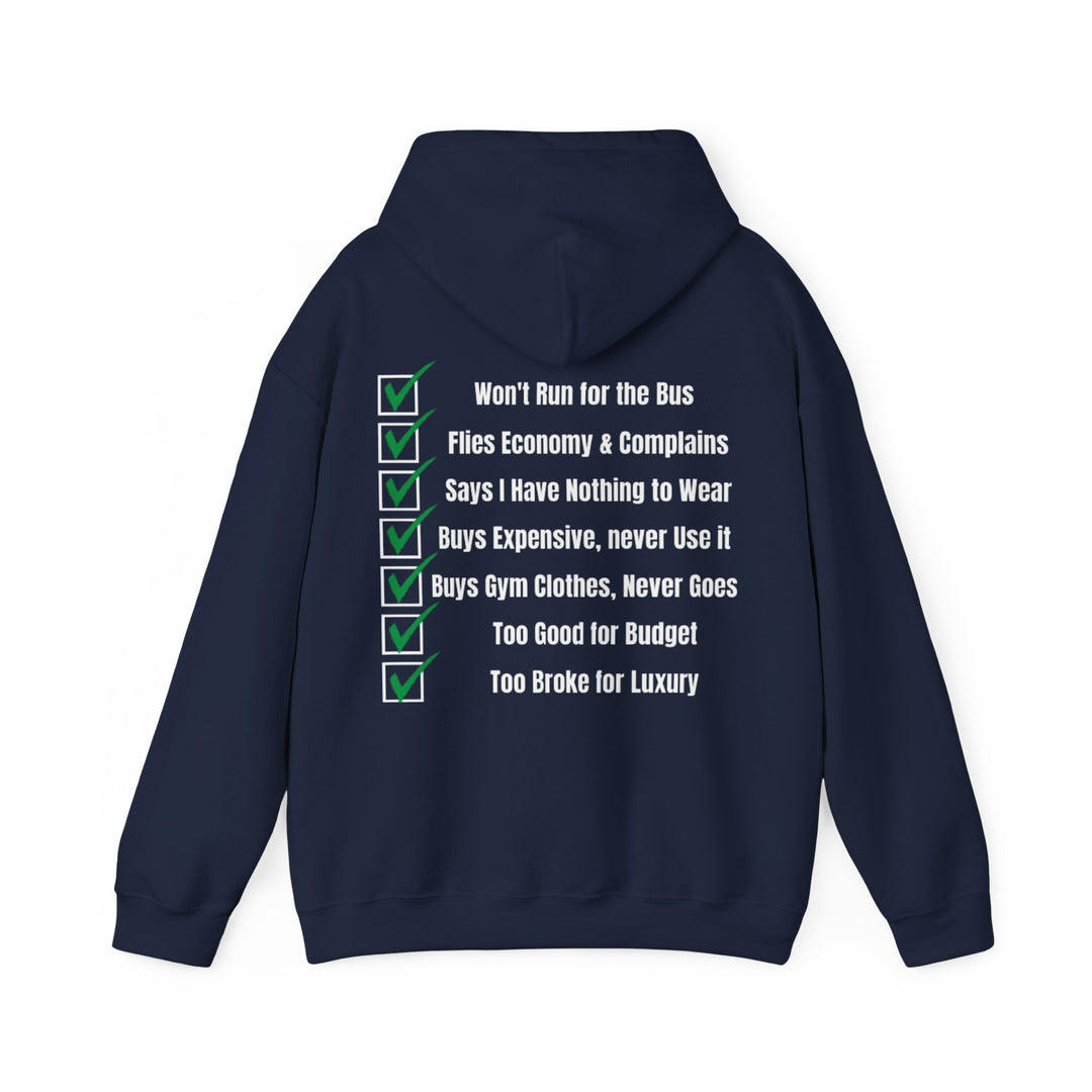 Spending Priorities Hoodie – Money Moves with a Twist