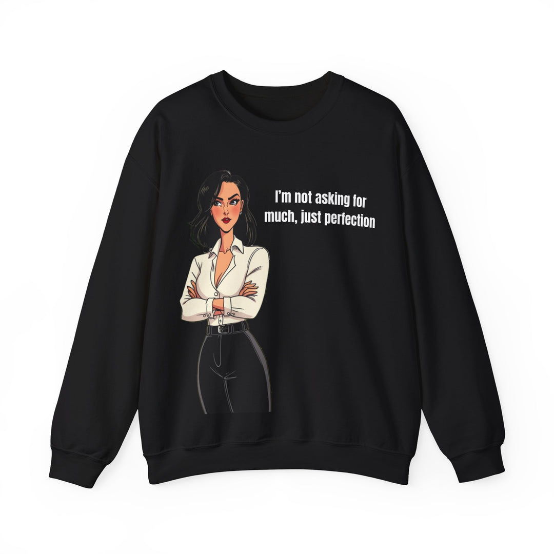 Nicht viel verlangen – Statement Sweatshirt