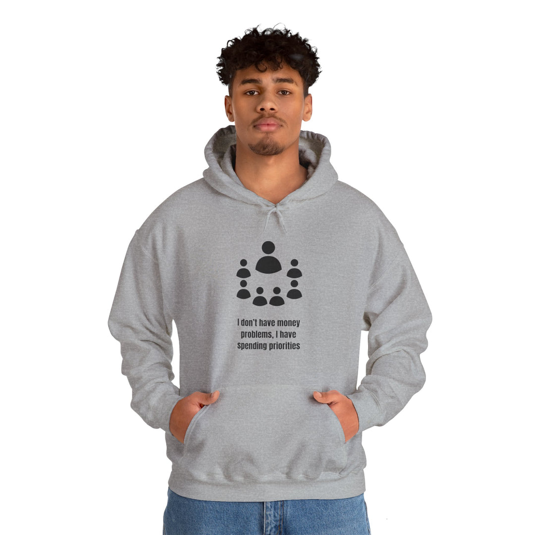 Spending Priorities Hoodie – Money Moves with a Twist