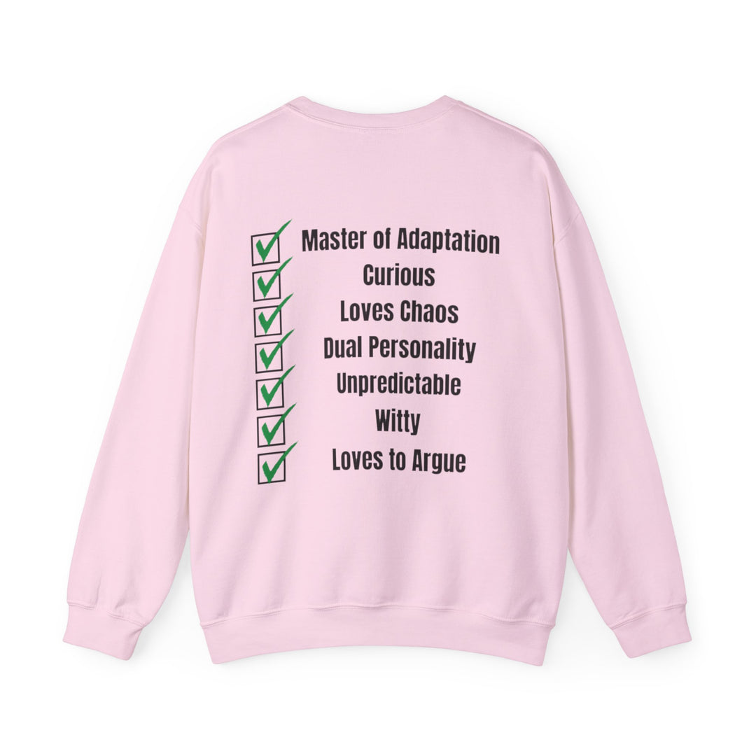 Gemini Zodiac – Witty, Adaptable & Always the Life of the Party Sweatshirt