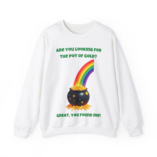 "Pot of Gold" St. Patrick's Day Rundhals-Sweatshirt 