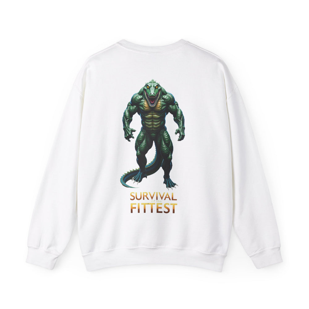 Survival of the Fittest – Krokodil-Sweatshirt