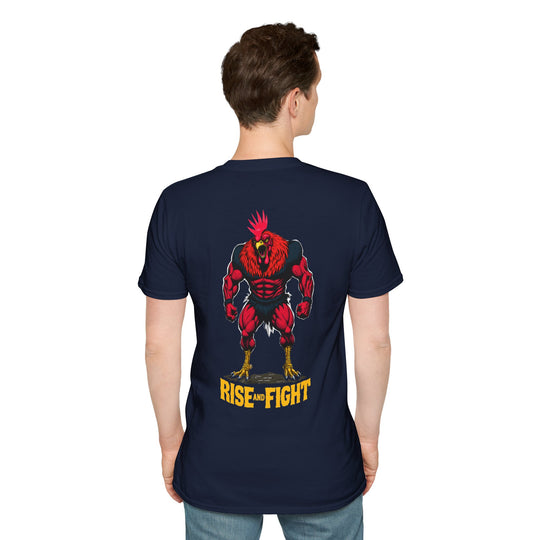 Rise and Fight – Krieger-Hahn T-Shirt