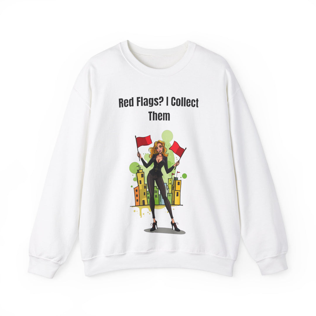 Red Flags? I Collect Them – Women’s Cozy Sweatshirt