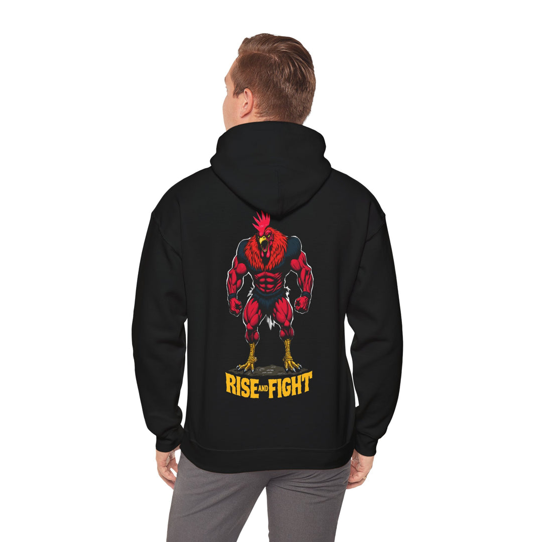 Rise and Fight – Krieger-Hahn-Hoodie