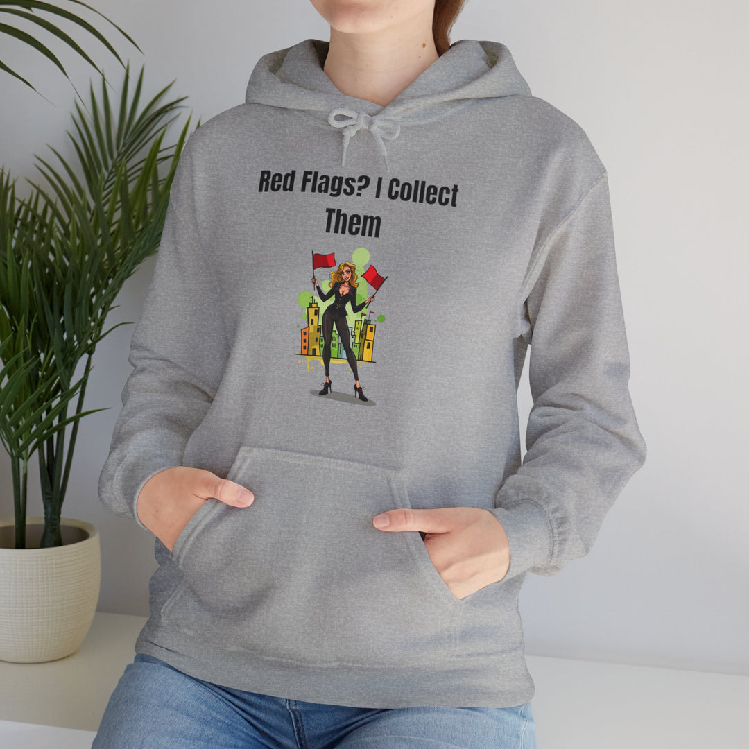 Rode vlaggen? Ik verzamel ze – Dames Cozy Hoodie