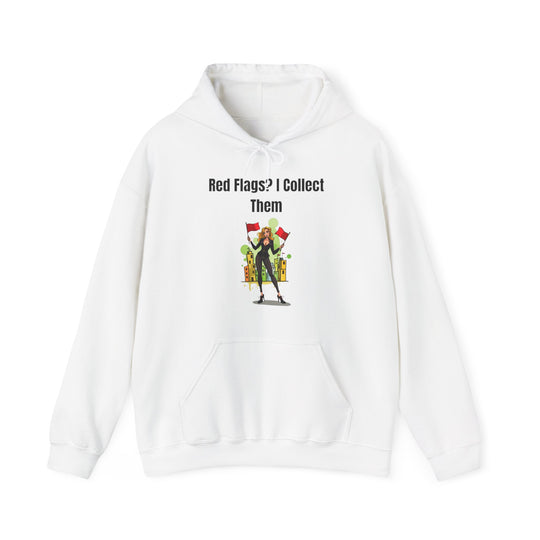 Red Flags? I Collect Them – Women’s Cozy Hoodie