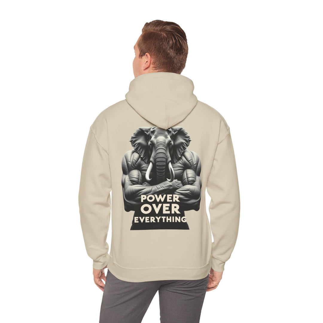 Power Over Everything – Elephant Strength Hoodie