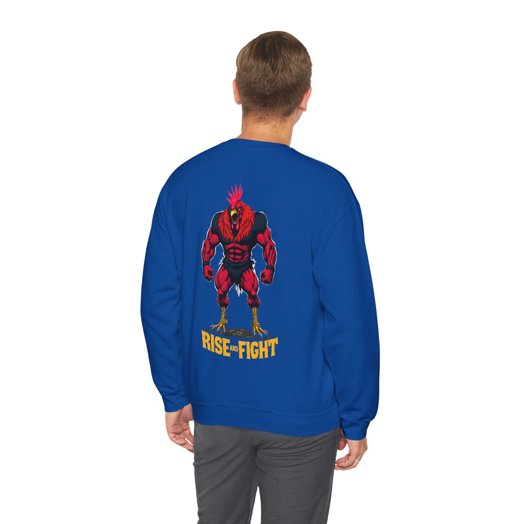 Rise and Fight – Krieger-Hahn-Sweatshirt