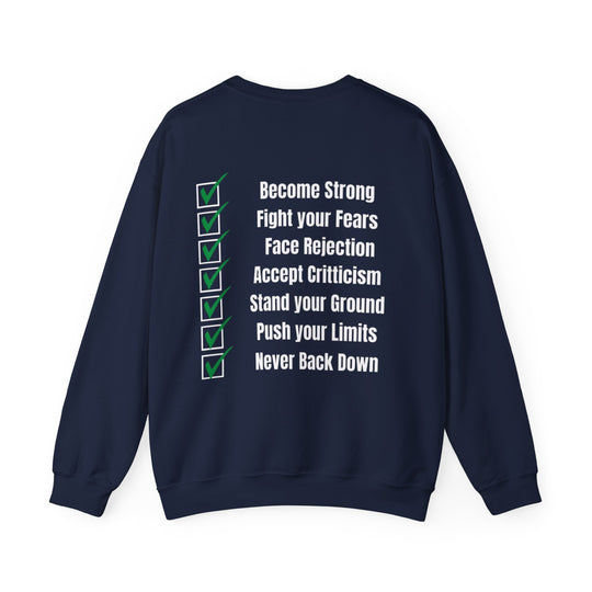 Sweatshirt Stand Tall, Stay Strong – Onwrikbare principes