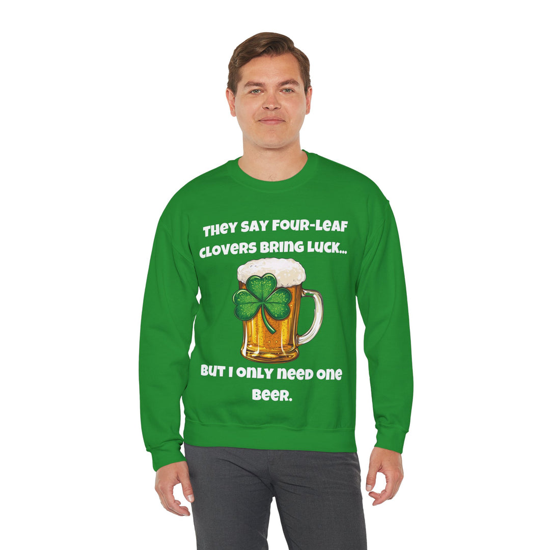 Lucky Beer Sweatshirt – St. Patrick's Day Spaß &amp; Festlichkeit