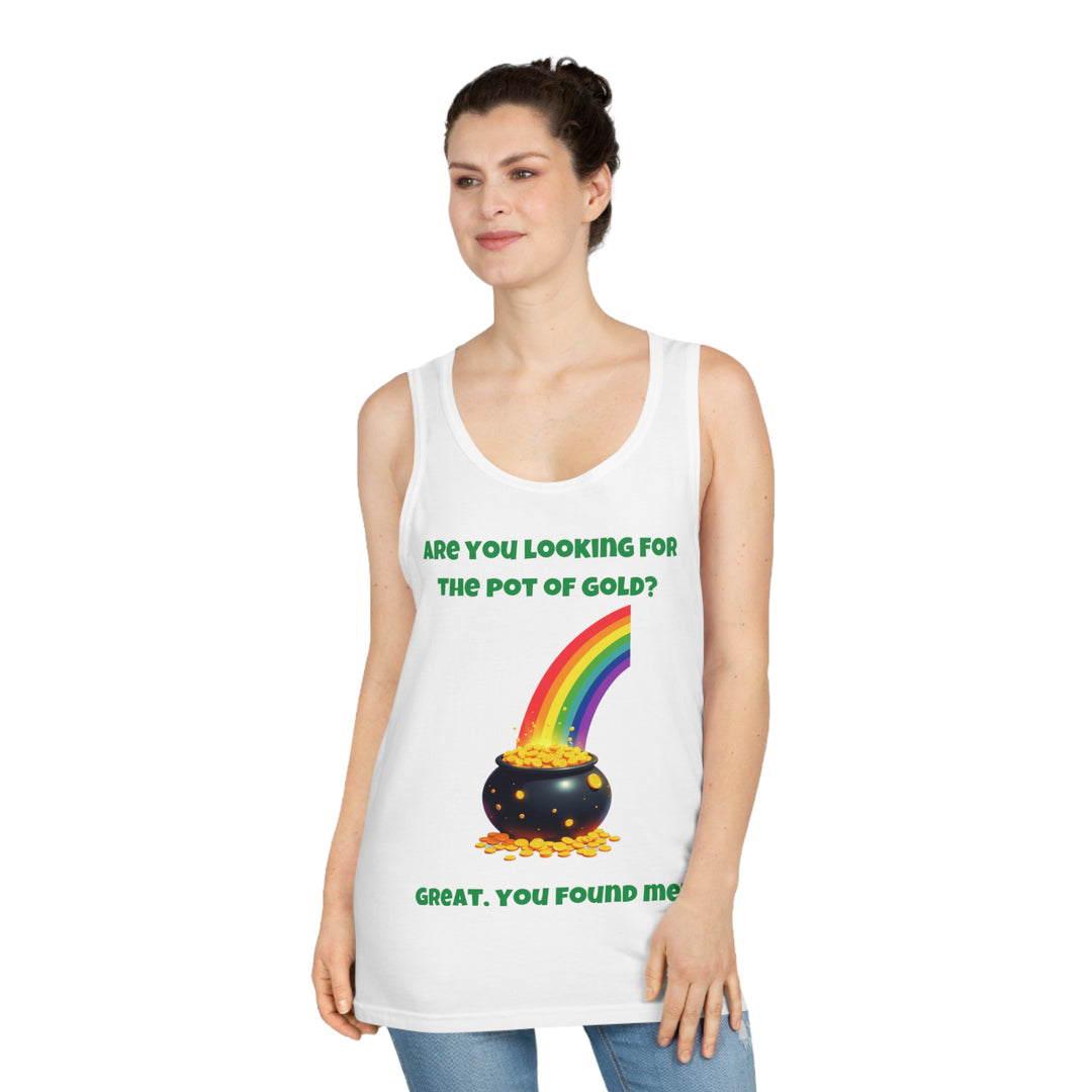 Tanktop zum St. Patrick's Day mit dem Titel "Topf voll Gold" 