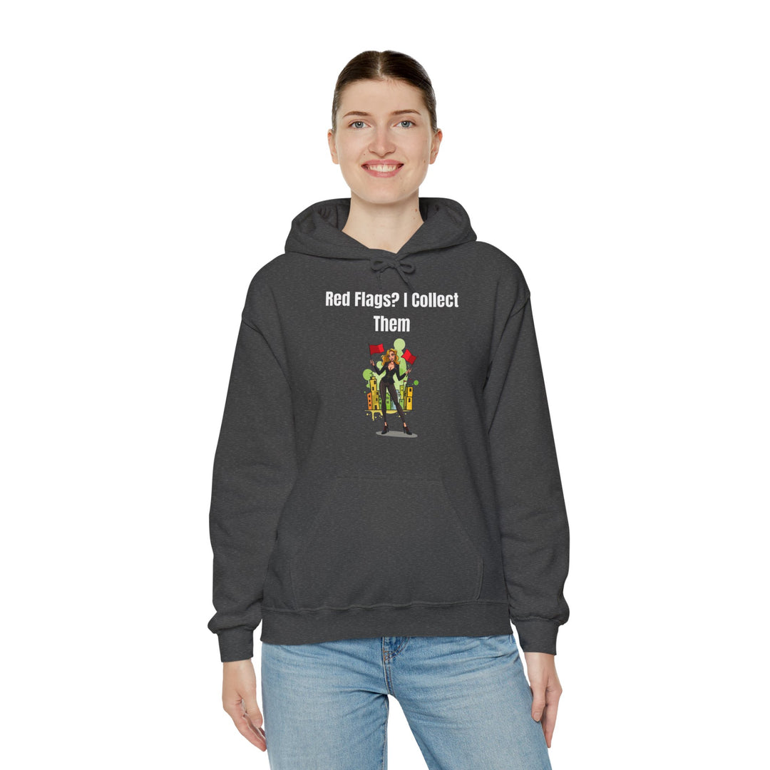 Rode vlaggen? Ik verzamel ze – Dames Cozy Hoodie