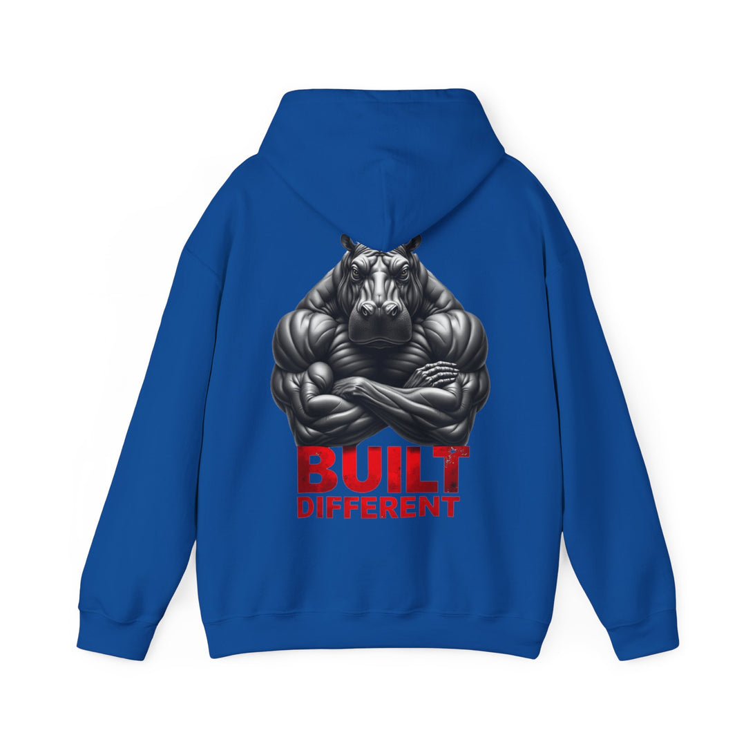 Built Different – Power Hippo Hoodie