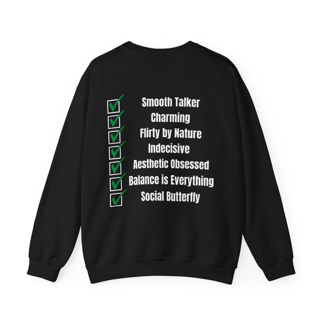 Libra Zodiac – Smooth Talker & Social Butterfly Sweatshirt