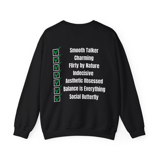 Weegschaal Zodiac – Smooth Talker &amp; Social Butterfly Sweatshirt 