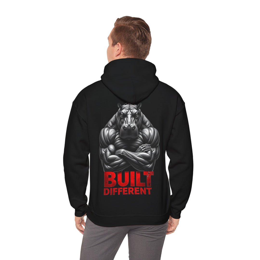 Built Different – ​​Power Hippo Hoodie