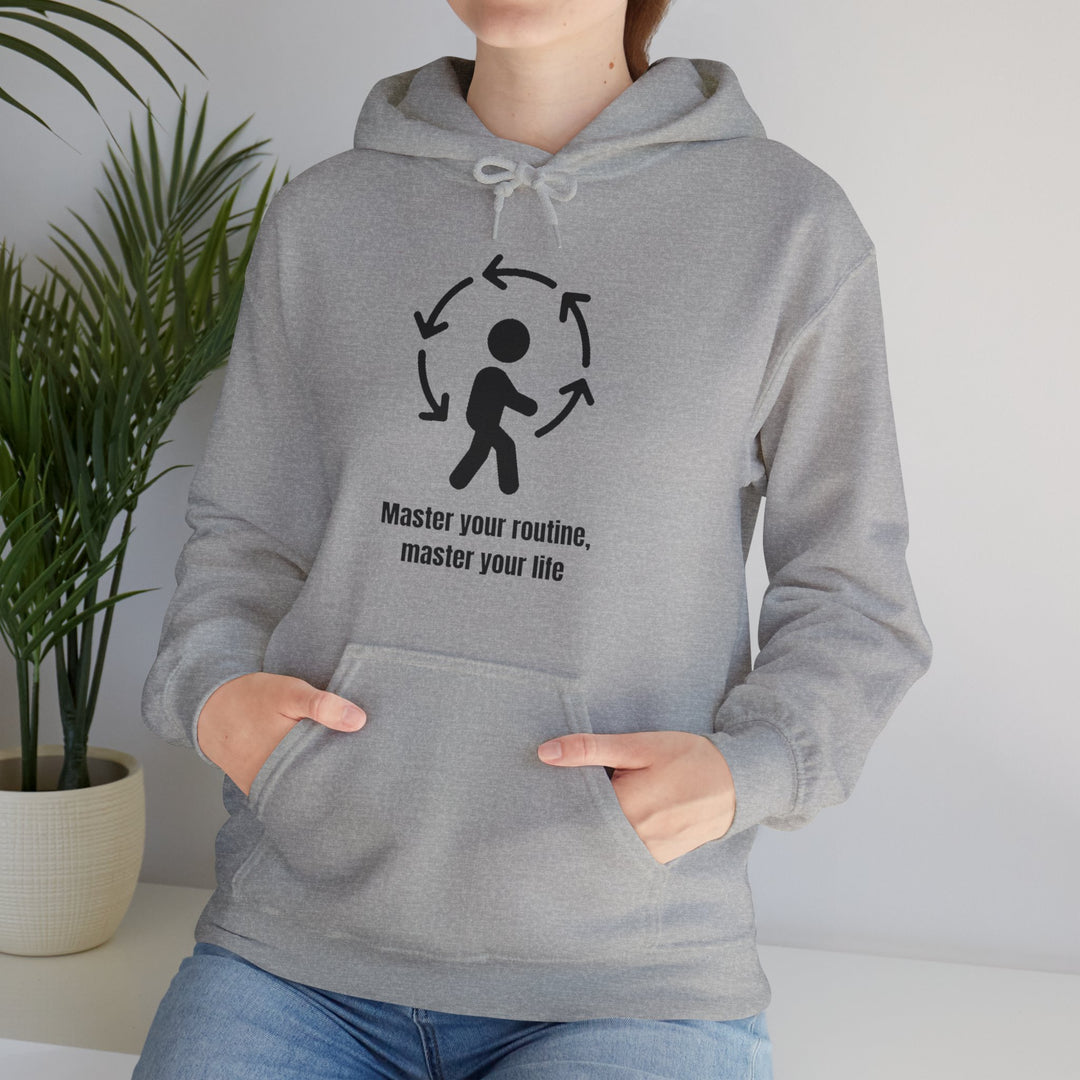 Master Your Routine, Master Your Life Hoodie – Dominate Your Day