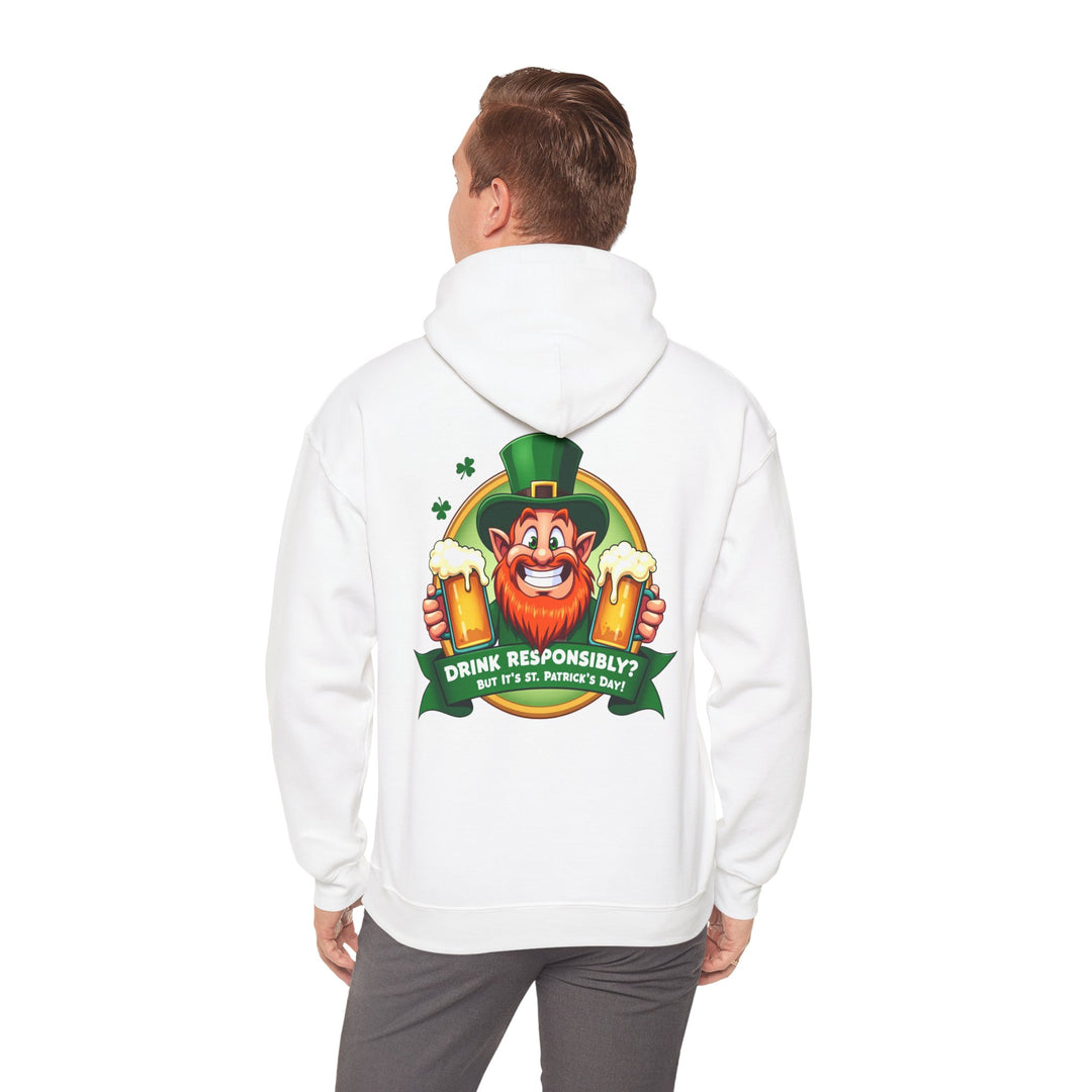 Hoodie „Drink Responsibly“ – Ausgabe zum St. Patrick’s Day