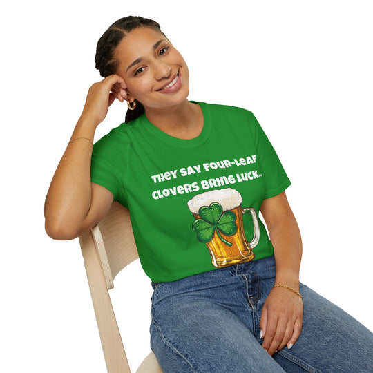 Lucky Beer T-Shirt – St. Patrick’s Day Fun & Festivity