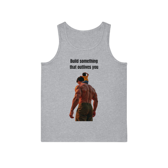 "Build Something That Outlives You" – Men's Tank Top