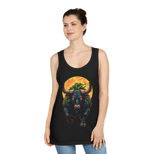 Taurus Zodiac Tank Top – Sterk, Geaard en Onwrikbaar