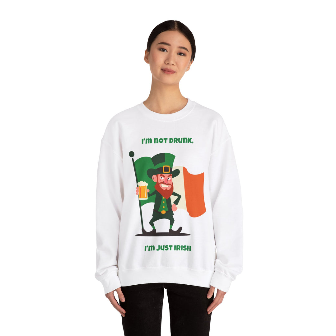 Irish Pride Sweatshirt – Bold, Drunk & Patriotic