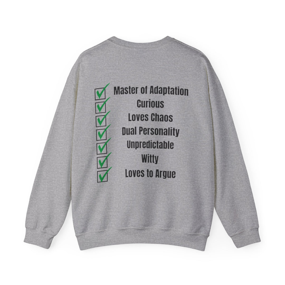 Gemini Zodiac – Witty, Adaptable & Always the Life of the Party Sweatshirt