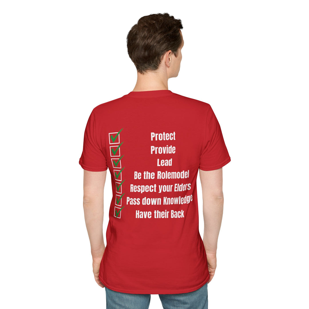 A Real Man Protects His Own T-Shirt – Strength Through Responsibility