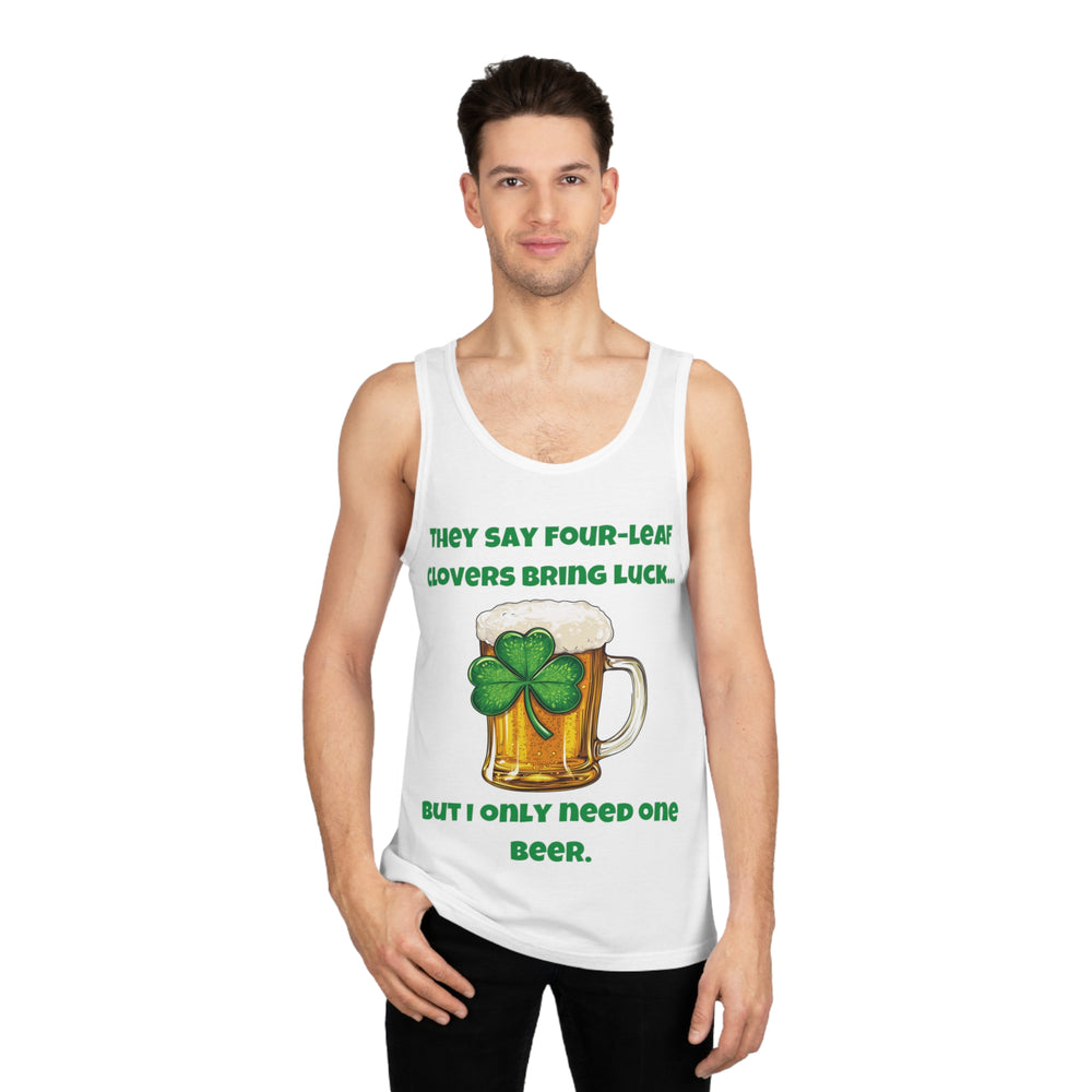 Lucky Beer Tank Top – St. Patrick's Day Plezier &amp; Feest