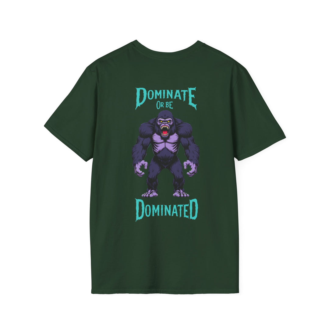 Domineer of word gedomineerd – Gorilla Power T-shirt