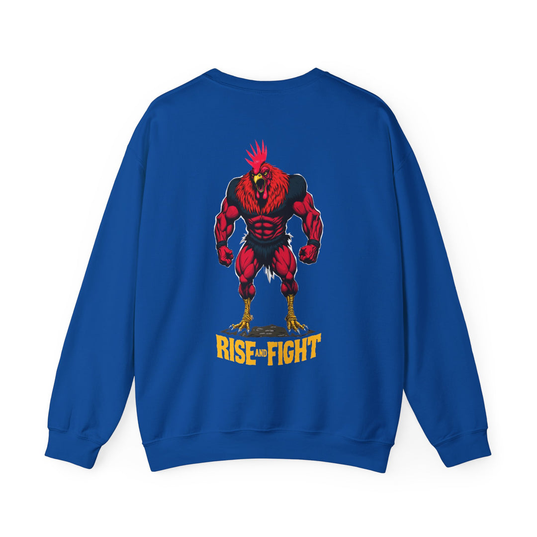 Rise and Fight – Warrior Rooster-sweatshirt