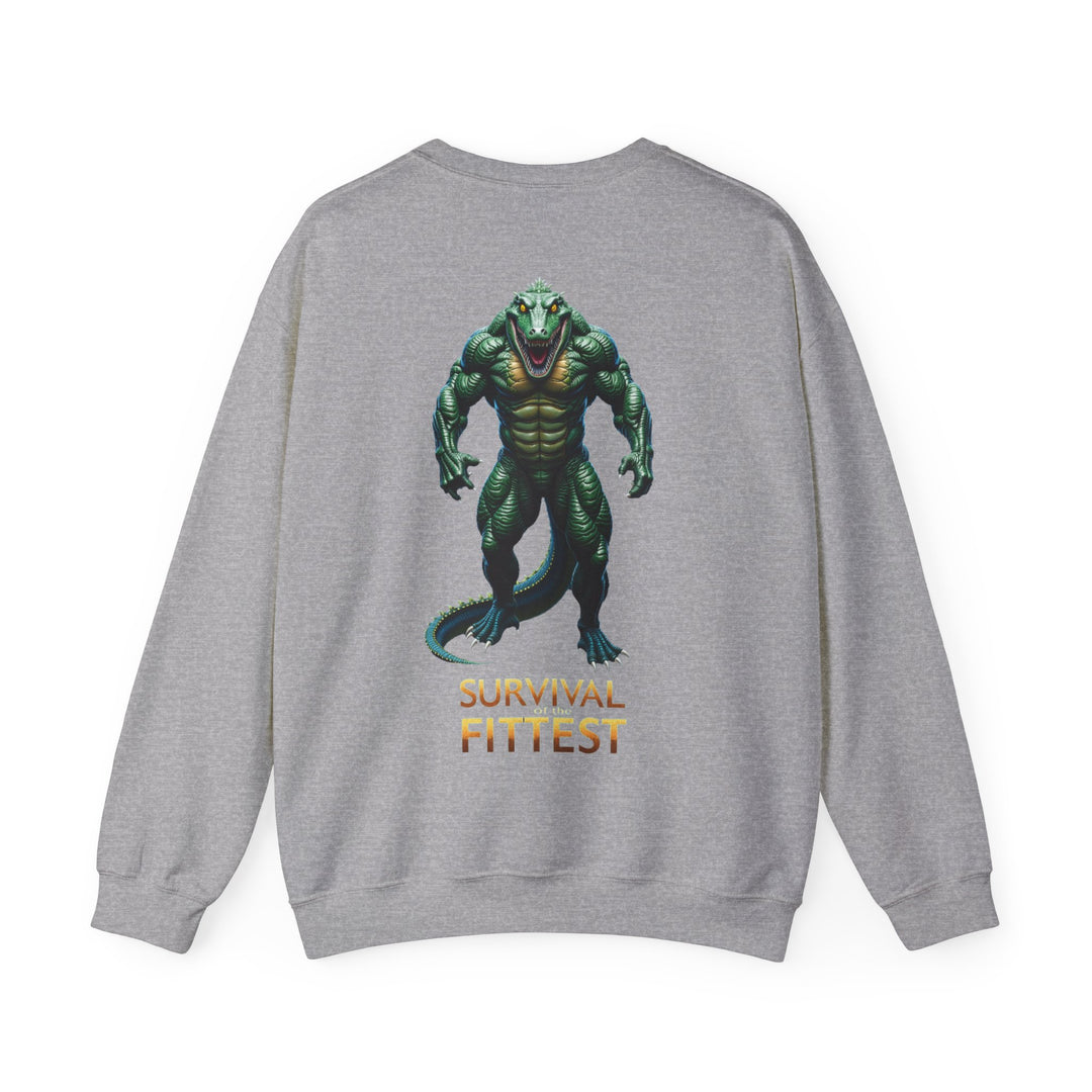 Survival of the Fittest – Krokodil-Sweatshirt