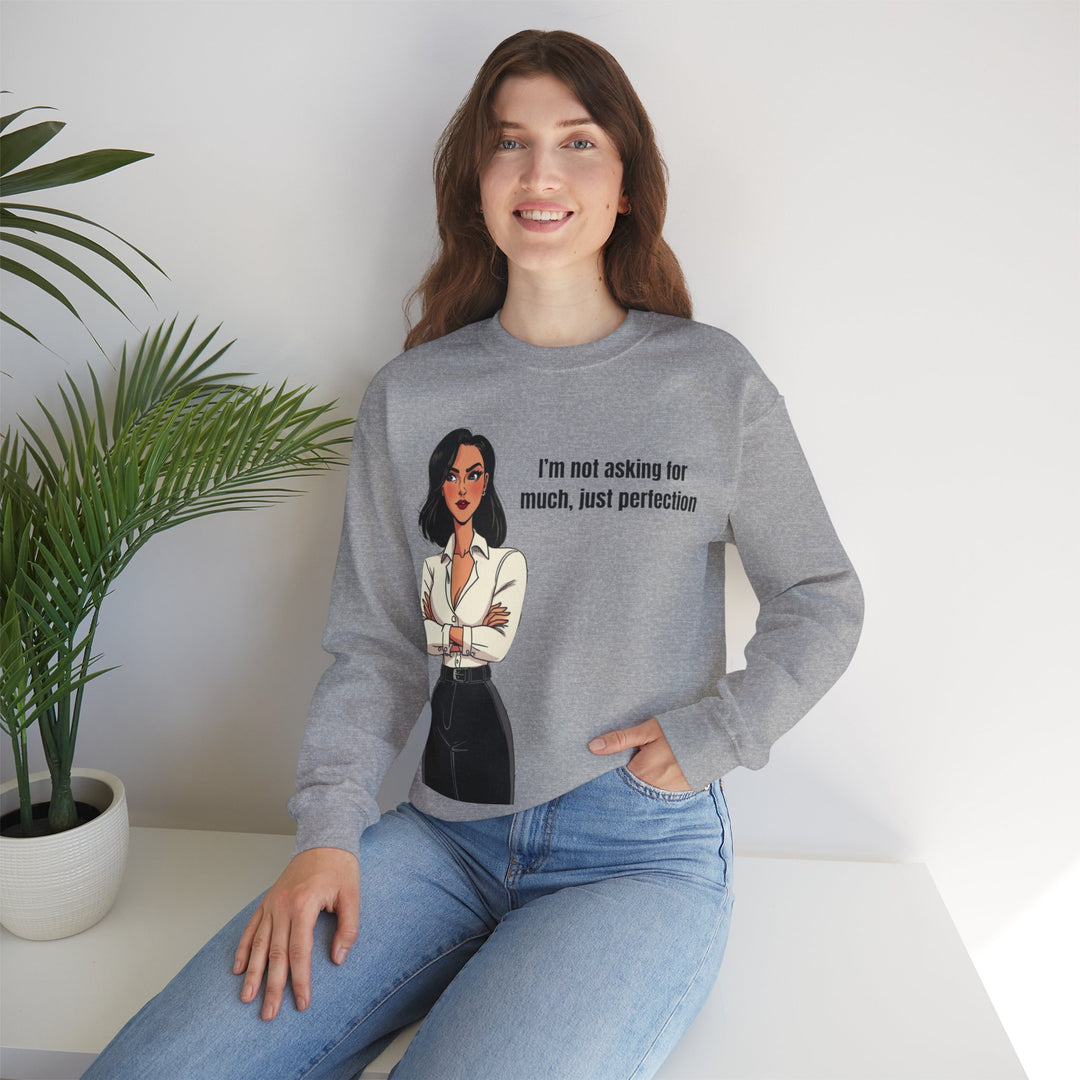 Nicht viel verlangen – Statement Sweatshirt