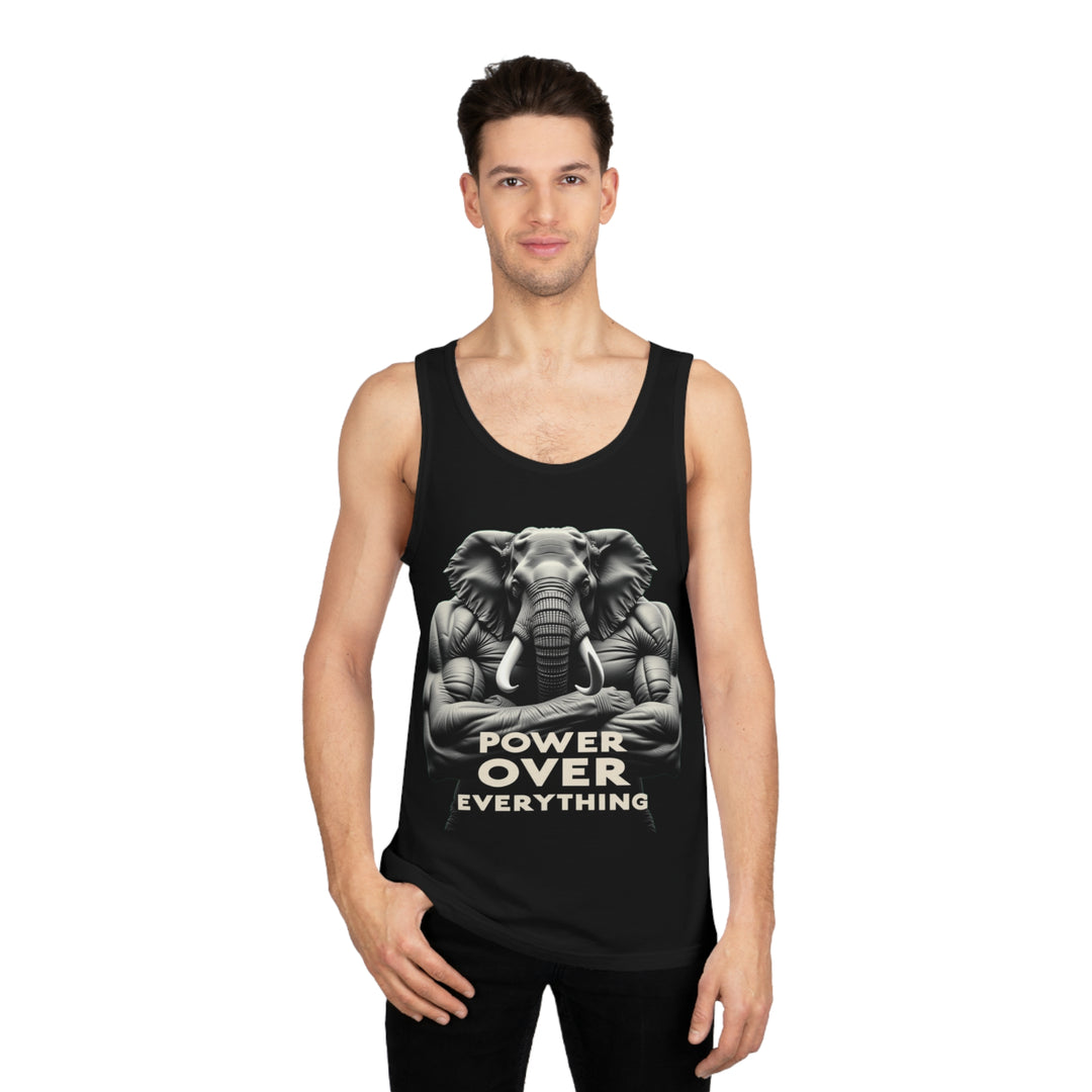 Power Over Everything – Elephant Strength Tank Top