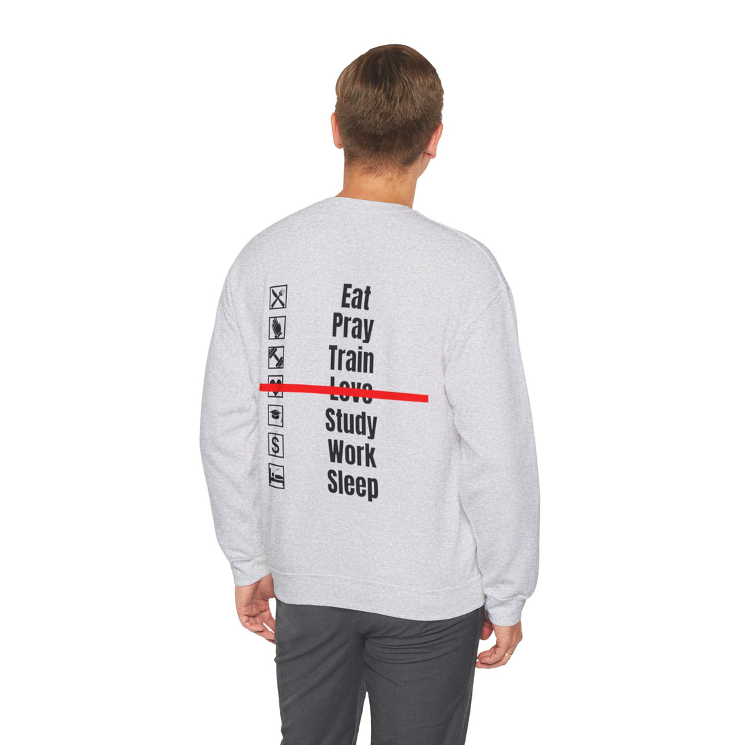 Beheers je routine, beheers je leven Sweatshirt – Beheers je dag