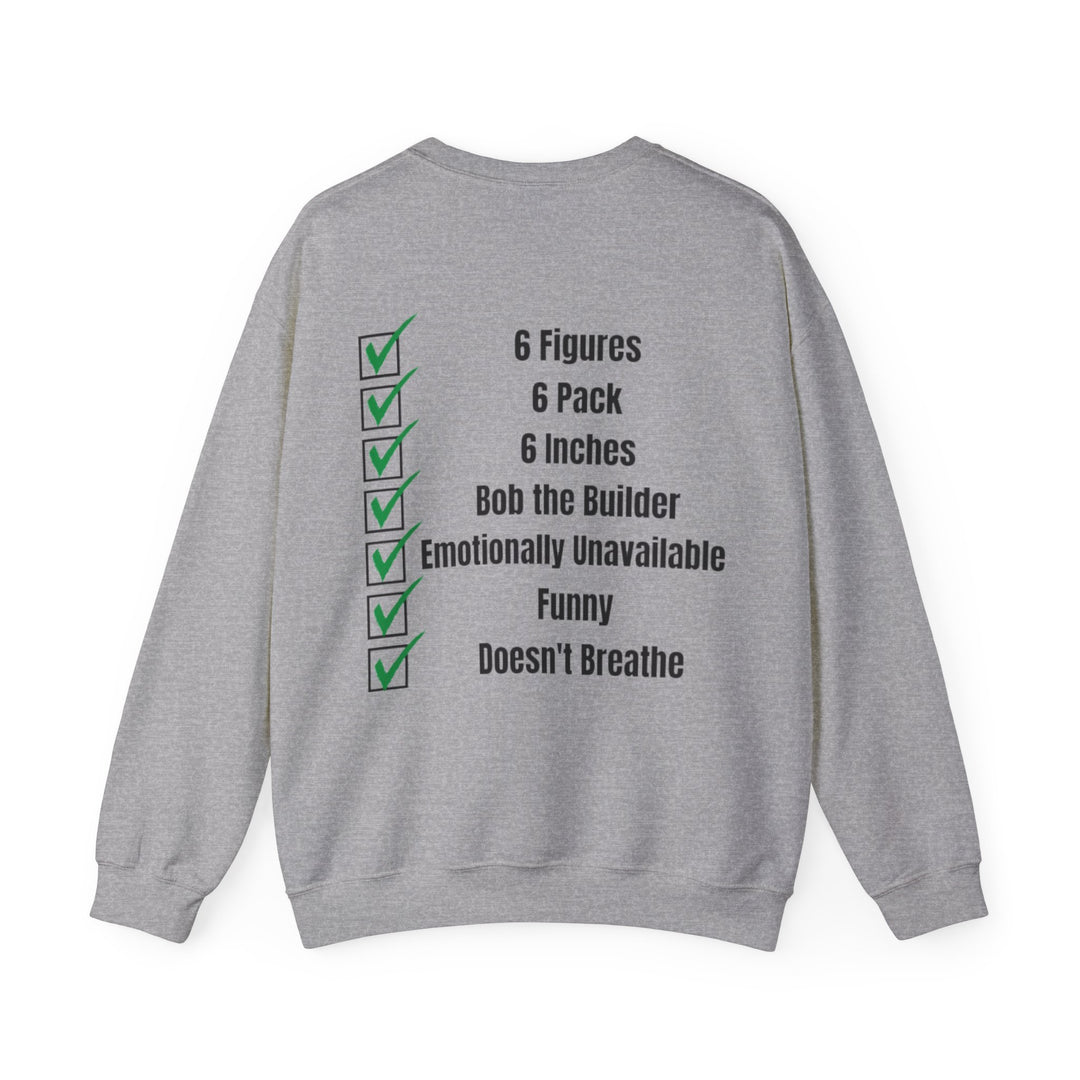 Niet veel vragen – Statement Sweatshirt