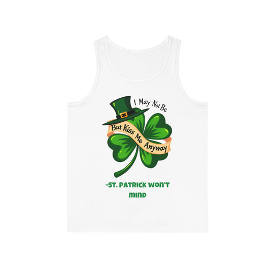 Ik ben misschien geen Ier, maar kus me toch – St. Patrick Won't Mind Tank Top 