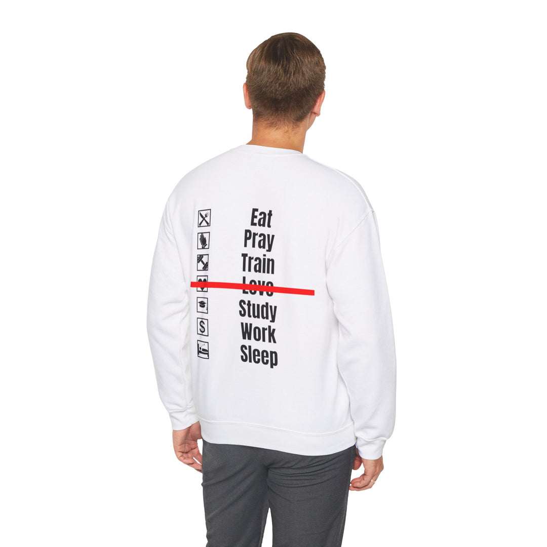 Beheers je routine, beheers je leven Sweatshirt – Beheers je dag